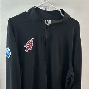 Nike FSU Black Quarter-Zip Pullover